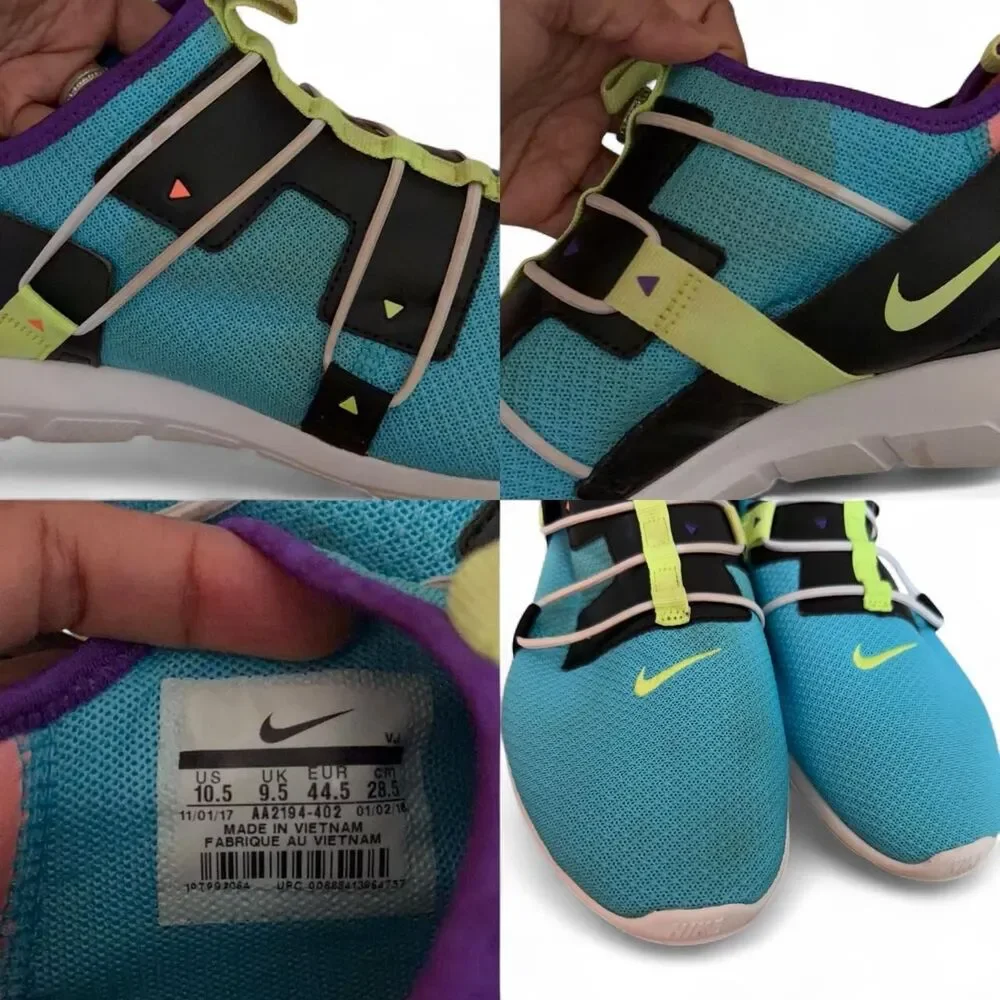 Nike Vortak Lagoon Pulse Volt Glow Running Shoes Men's Size 10.5